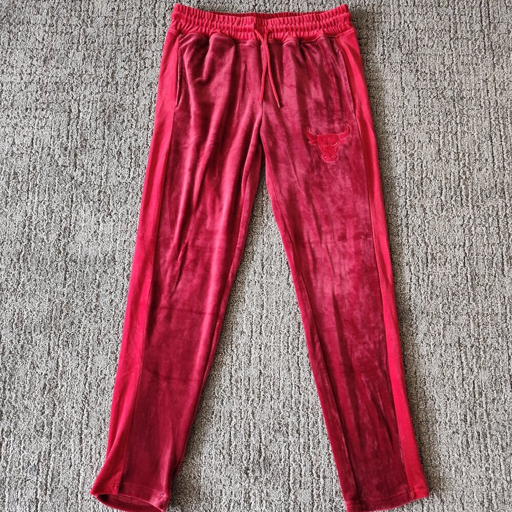 Velour bulls pants